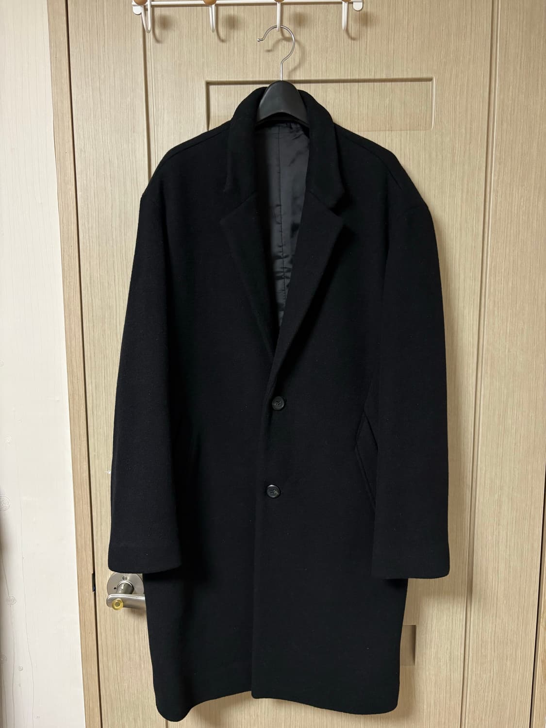 AD HOC black코트 상품이미지1