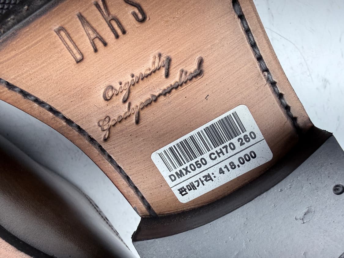 정품)닥스구두260 상품이미지9