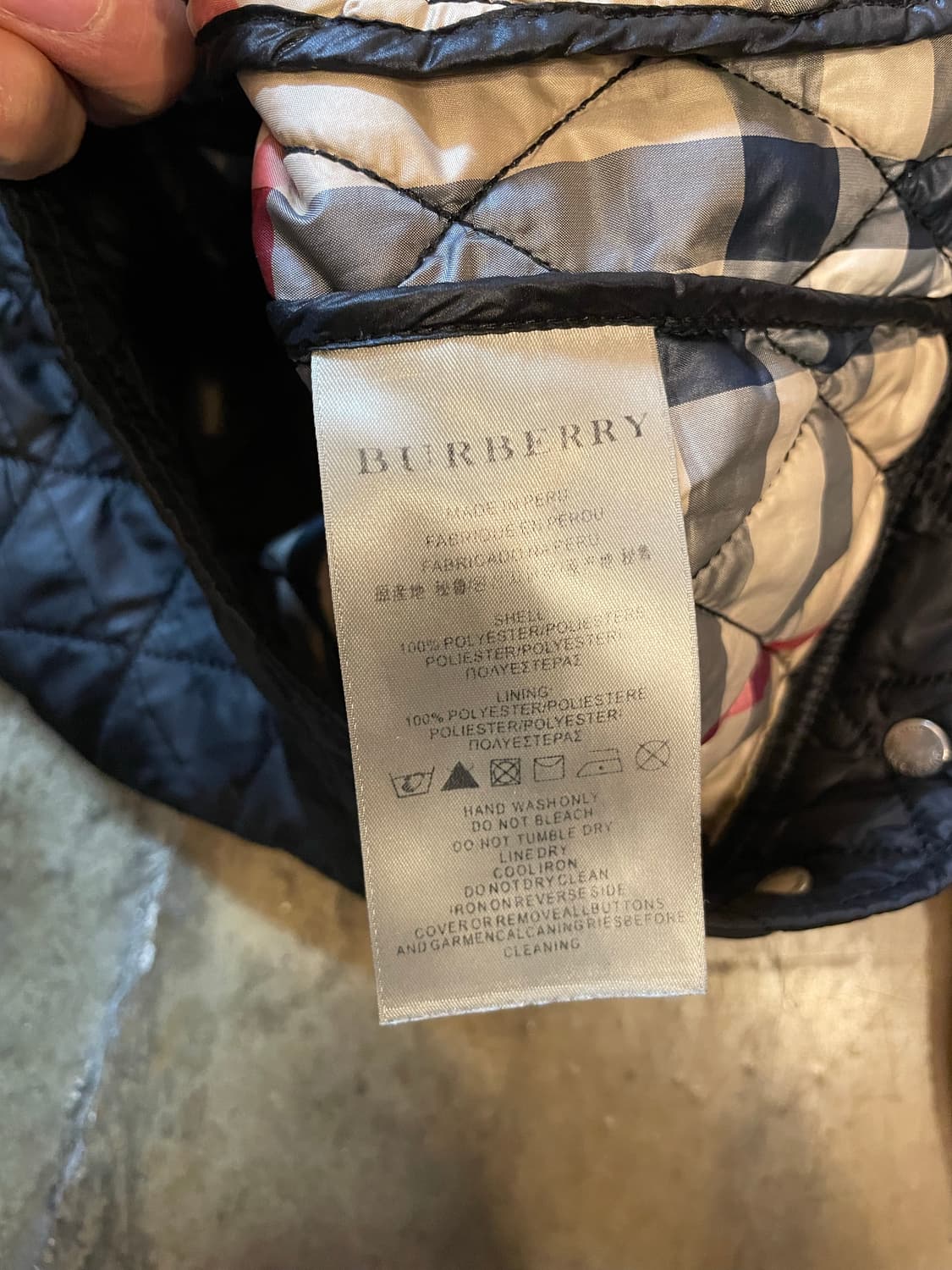 버버리 브릿 다이아몬드 퀄팅 자켓 상품이미지7