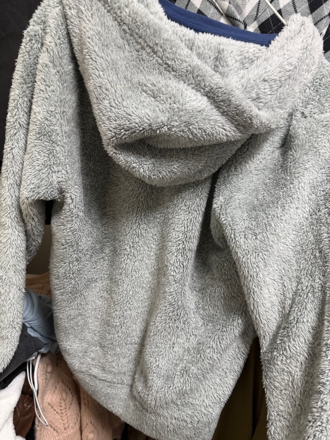 챔피온 회색 후리스 상품이미지4