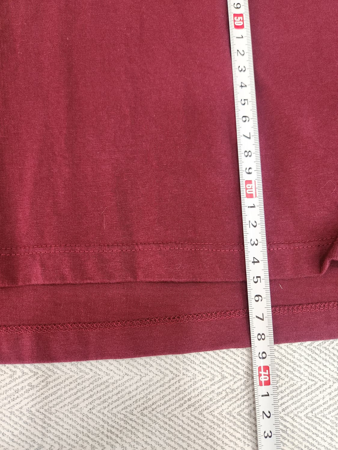 [90] US폴로아센 버건디 긴팔 티셔츠 S 여성 90 상품이미지9