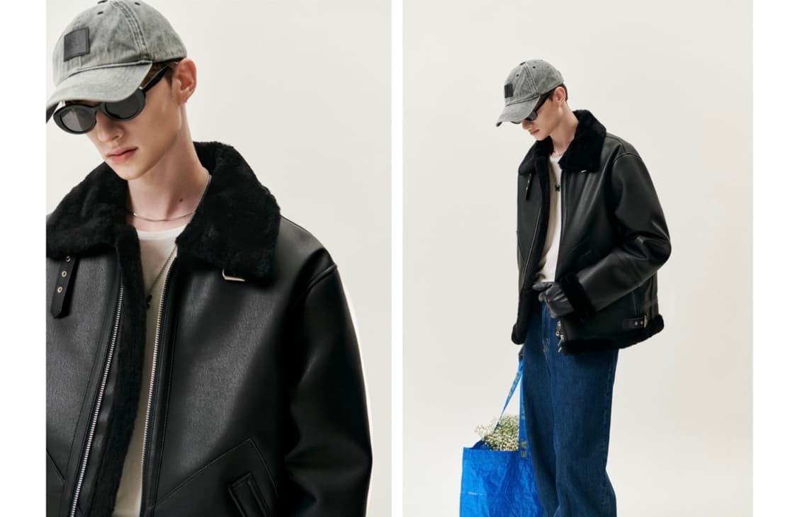 [107] 도프제이슨 비건 무스탕 자켓 상품이미지2