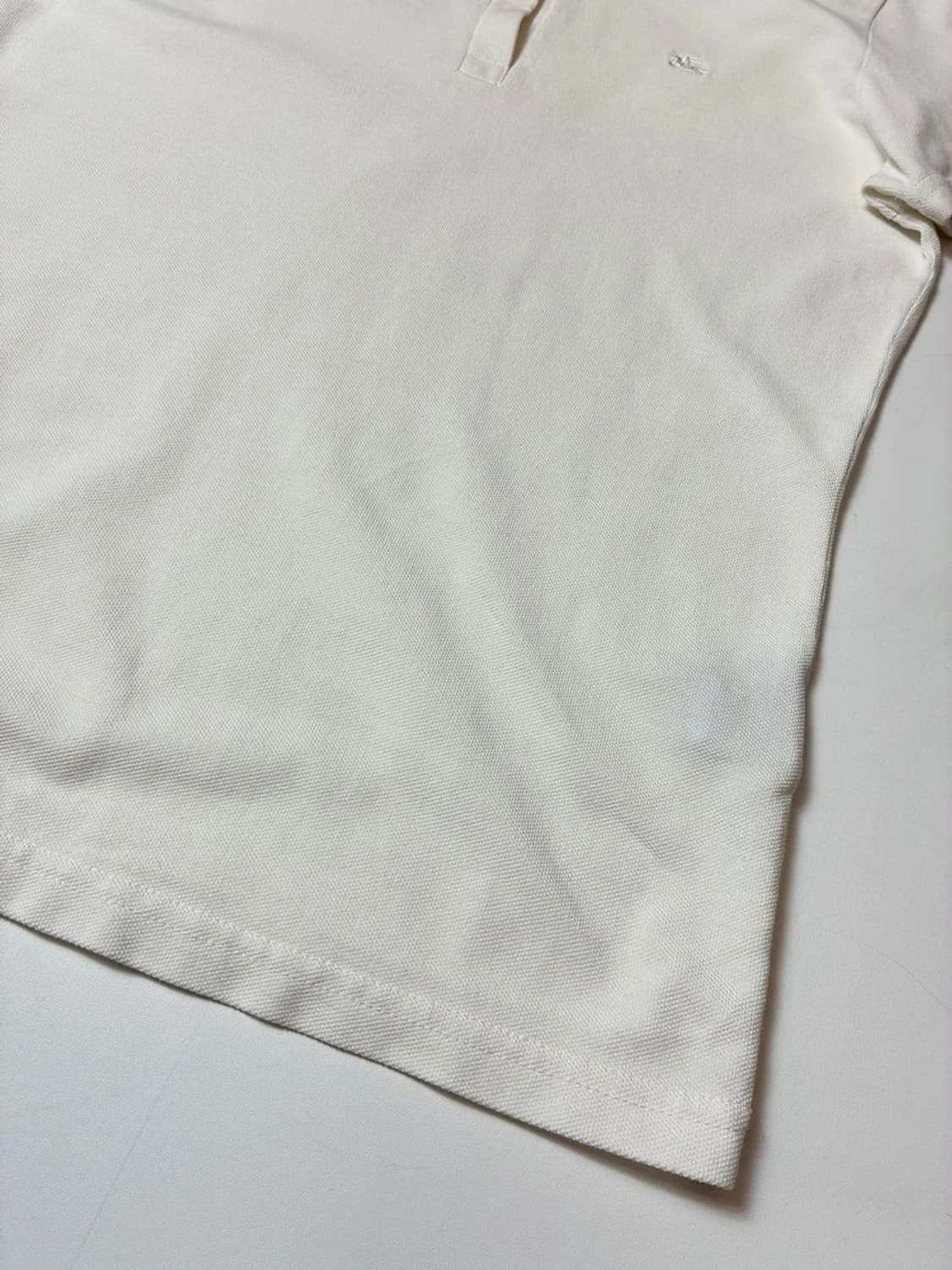 버버리 00's 체크 칼라 코튼 피케 폴로 반팔 티셔츠 PN9610 상품이미지4