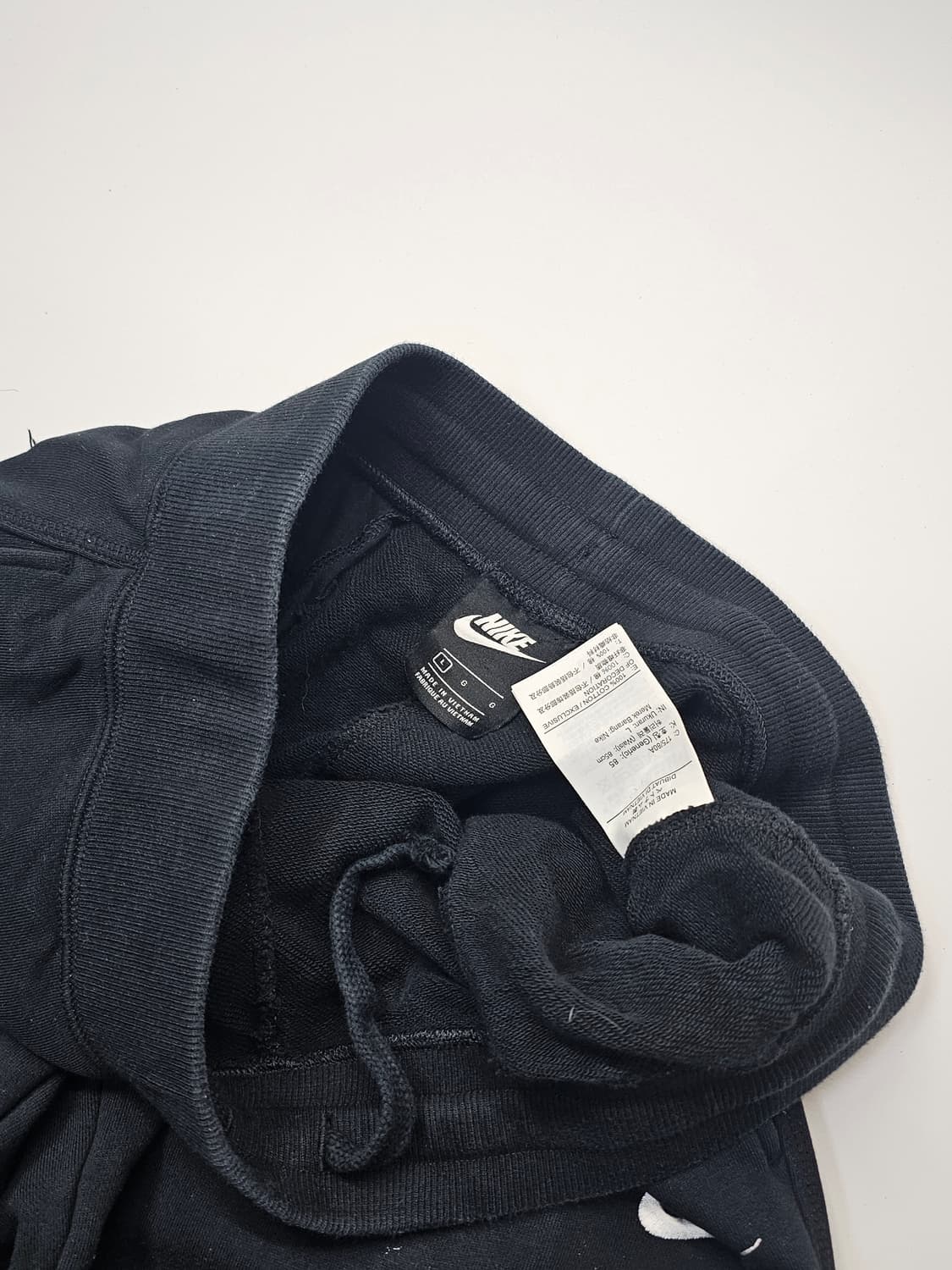 나이키 블랙 기본 스우시 면 조거 바지 상품이미지5