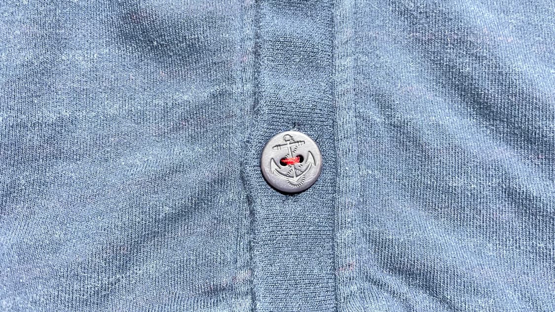 JPN 00s 일본빈티지 Y2K 모리걸 네이비 스트라이프 후드 가디건 M 상품이미지7