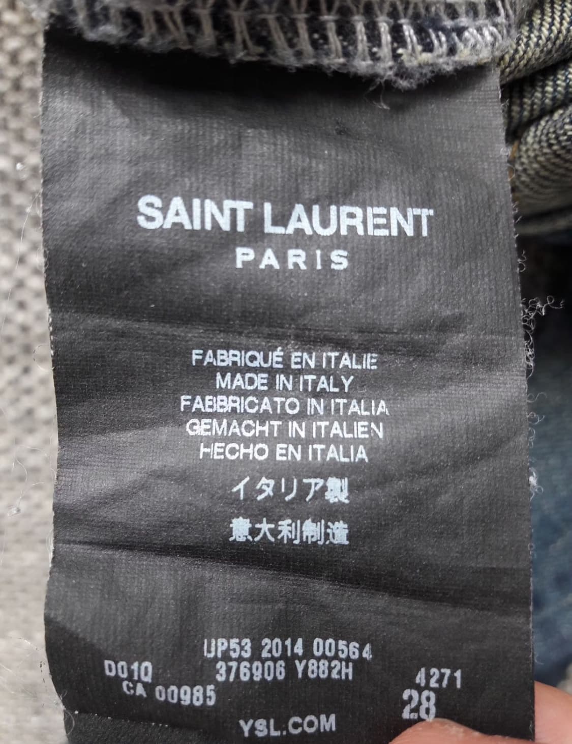 Saint Laurent Paris D02 스키니 데님 상품이미지6