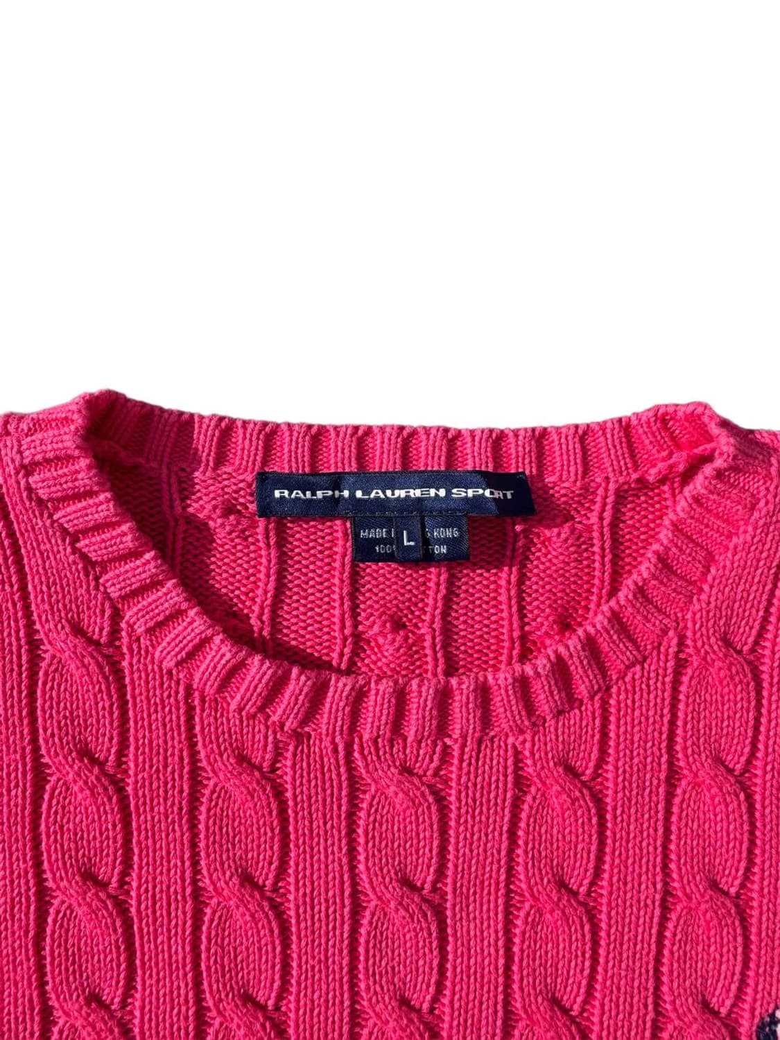 PRL sports cable cotton sweater 상품이미지4