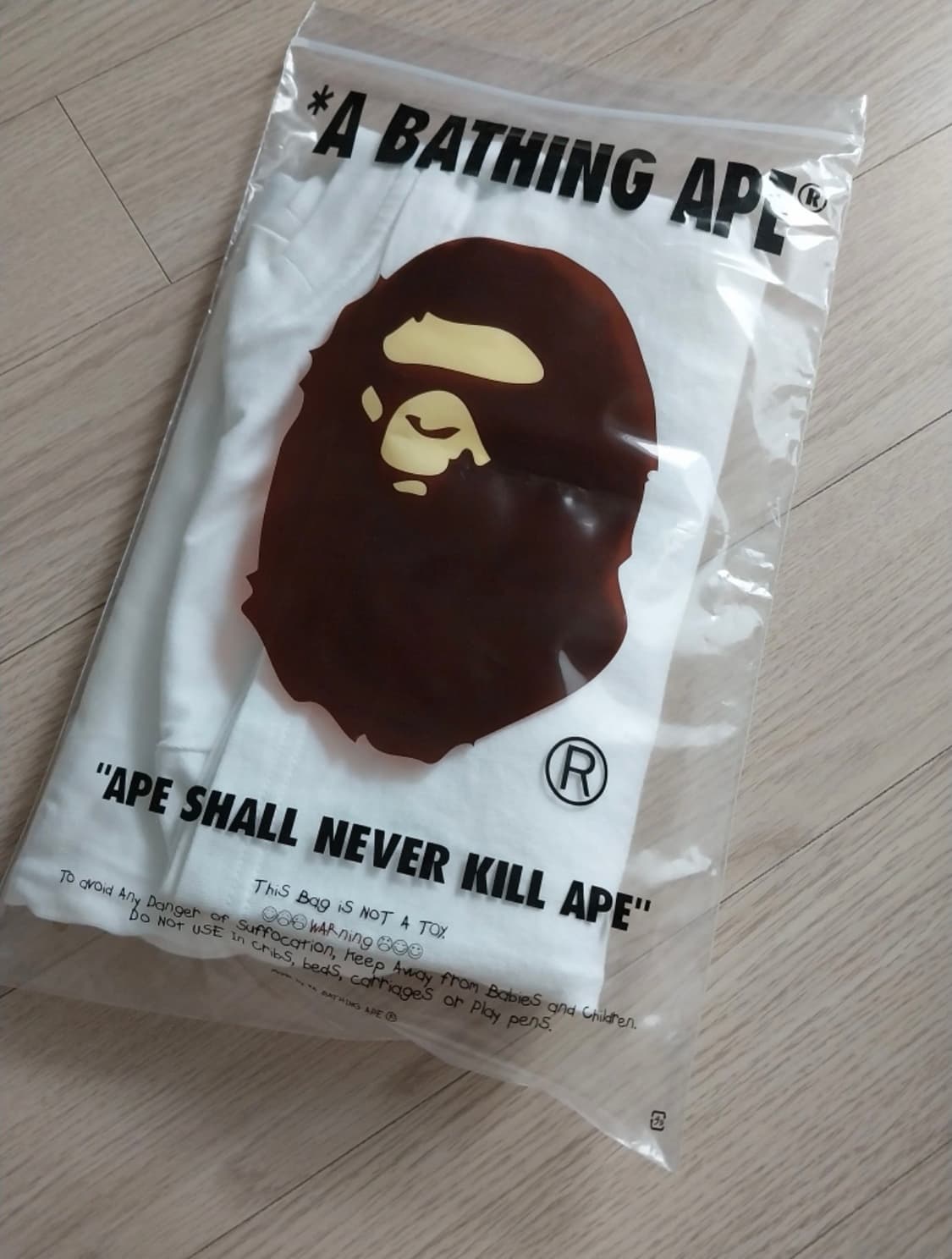 BAPE X ADIDAS Dame 9 그래픽 티셔츠 상품이미지3
