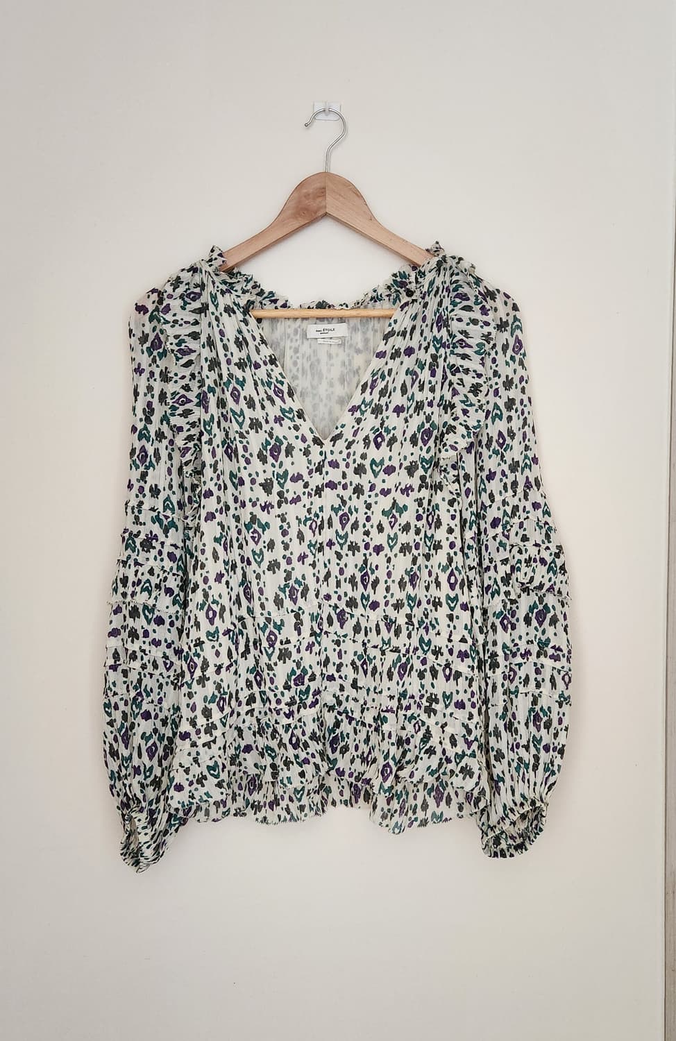 아방한 이자벨마랑 에뚜왈 패턴 블라우스 (36) 상품이미지1