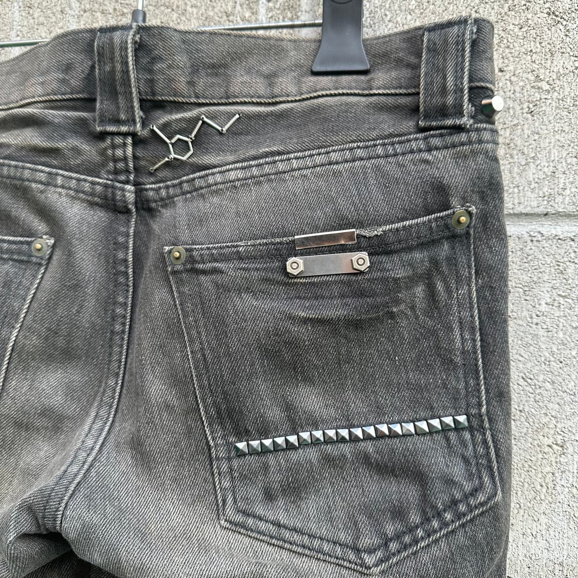 (MPH) pocket detail mudwash flared jeans 상품이미지7