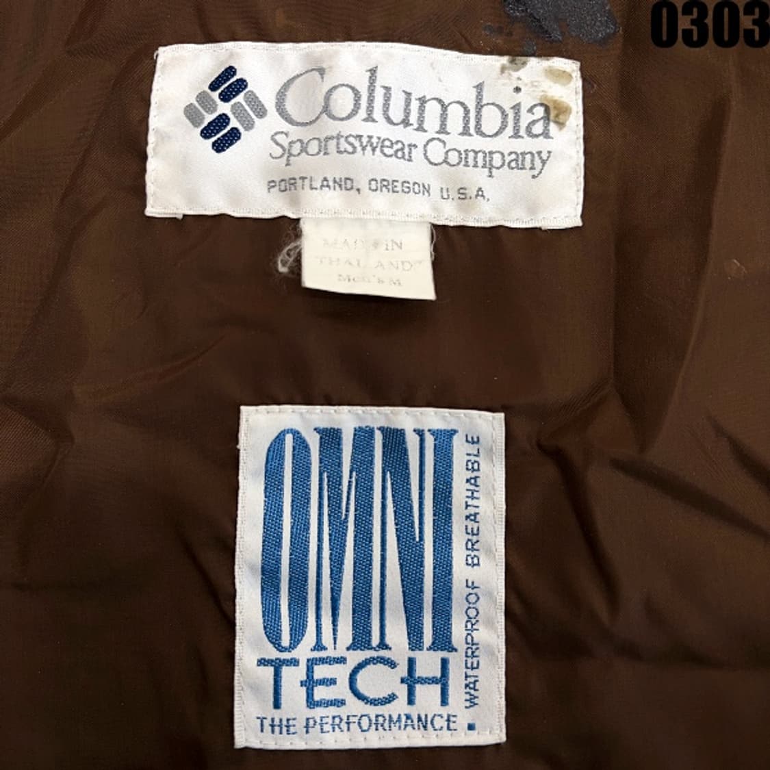 컬럼비아 밀리터리 카모 옴니테크 방수 자켓 XL 0303 상품이미지7