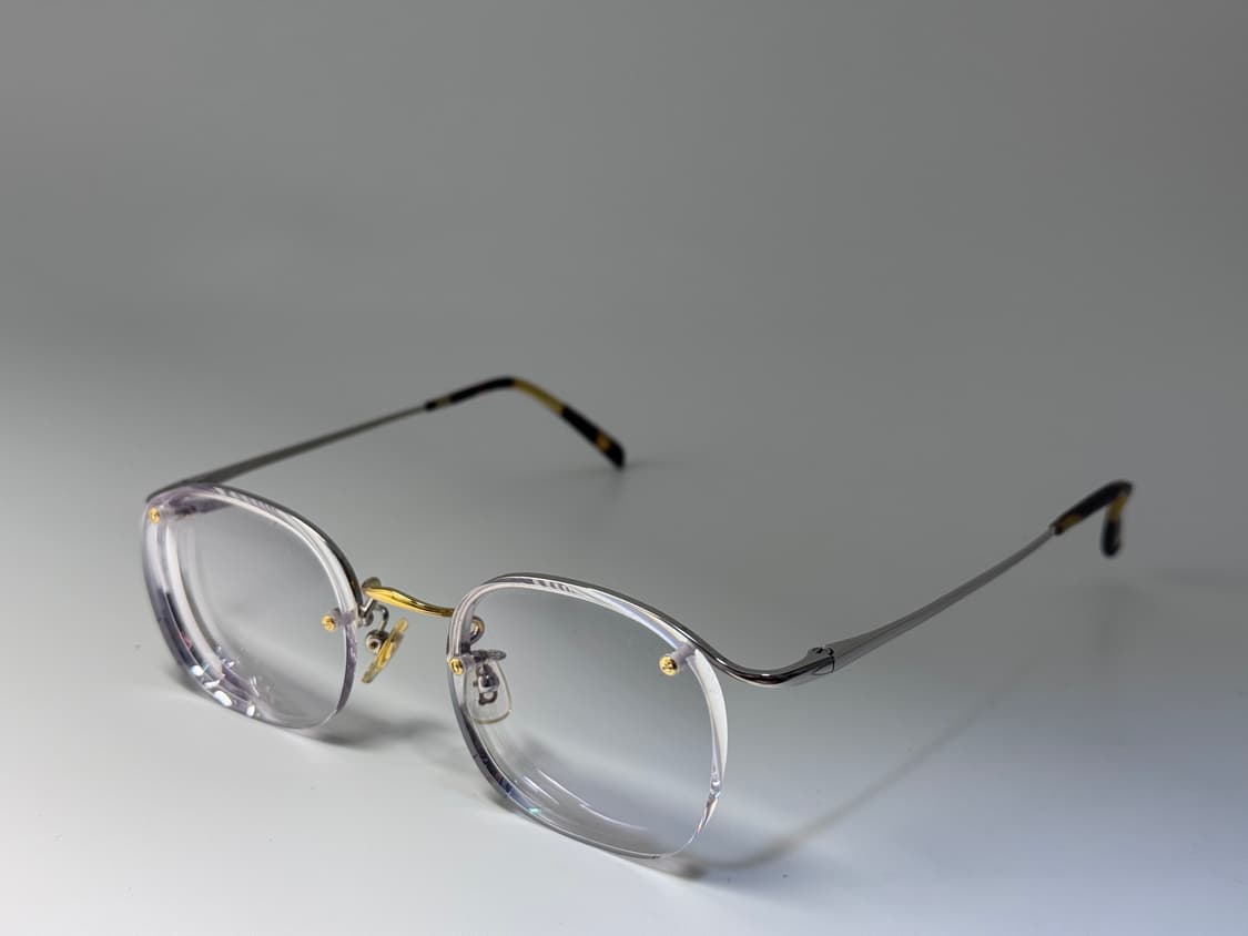 백산안경 티탄 투포인트 무테 안경 0067 상품이미지4