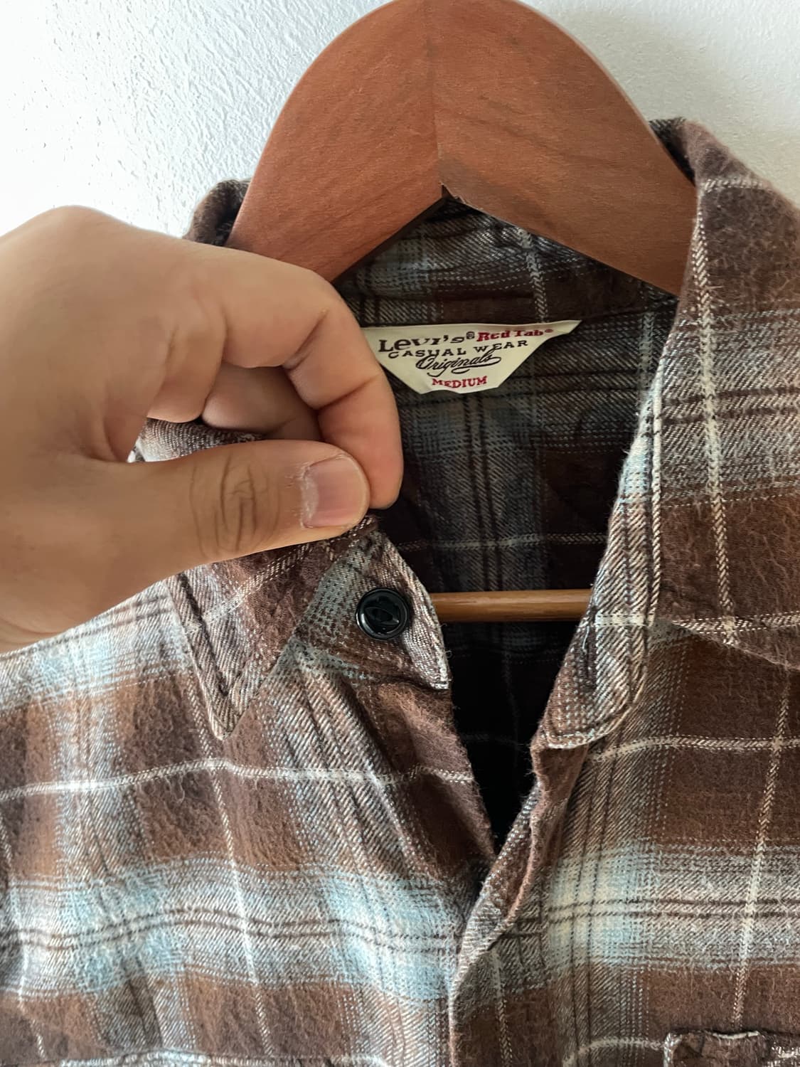 00's Vintage Levi's Red tab Work Shirt 상품이미지6