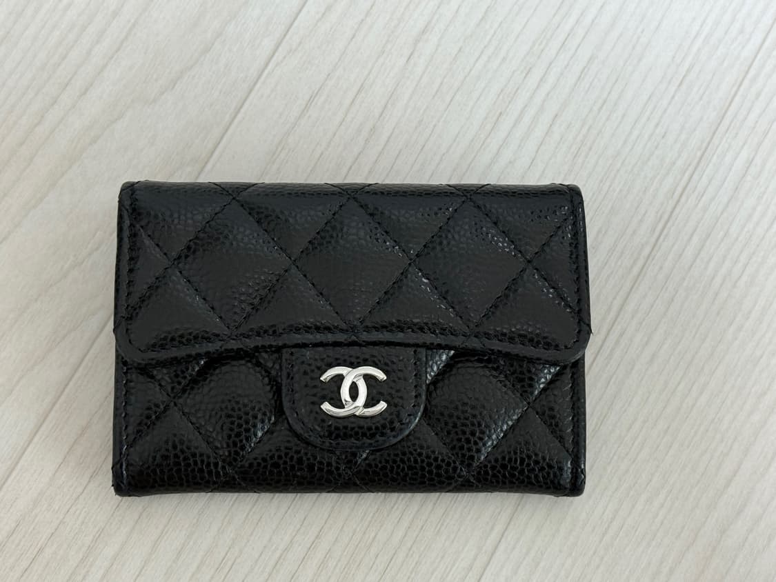 샤넬 클래식 카드 홀더 그레인드 카프스킨 상품이미지2