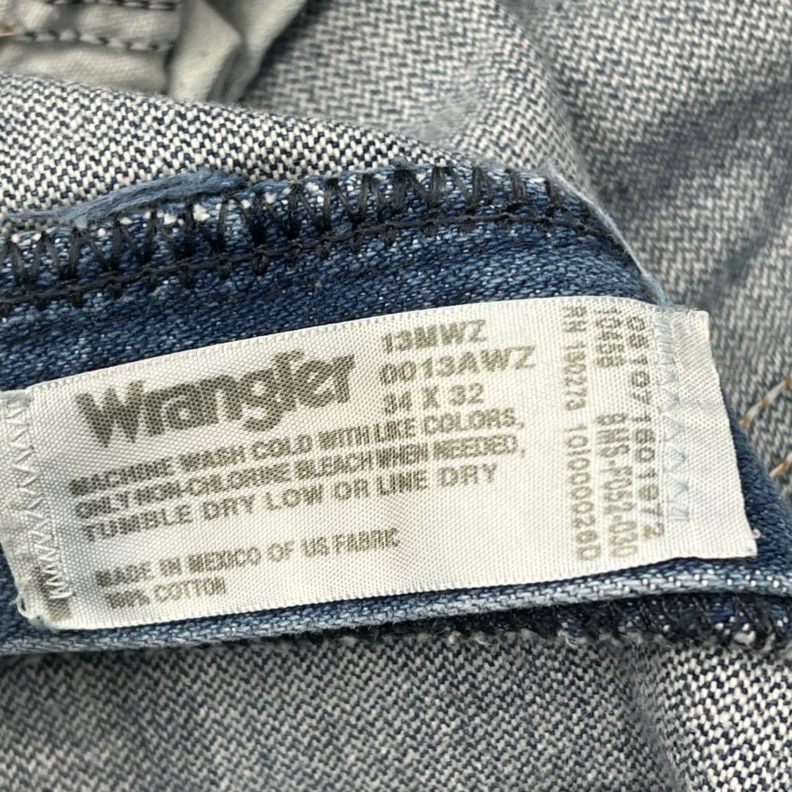 랭글러 워크 데님팬츠 s09703 상품이미지7