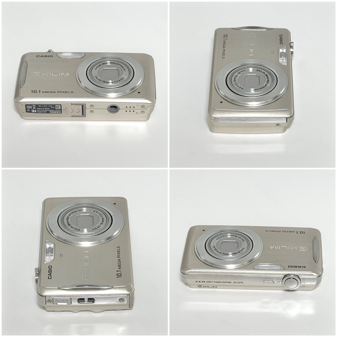 카시오 엑슬림 Z270 샴페인골드 빈티지디카 상품이미지4