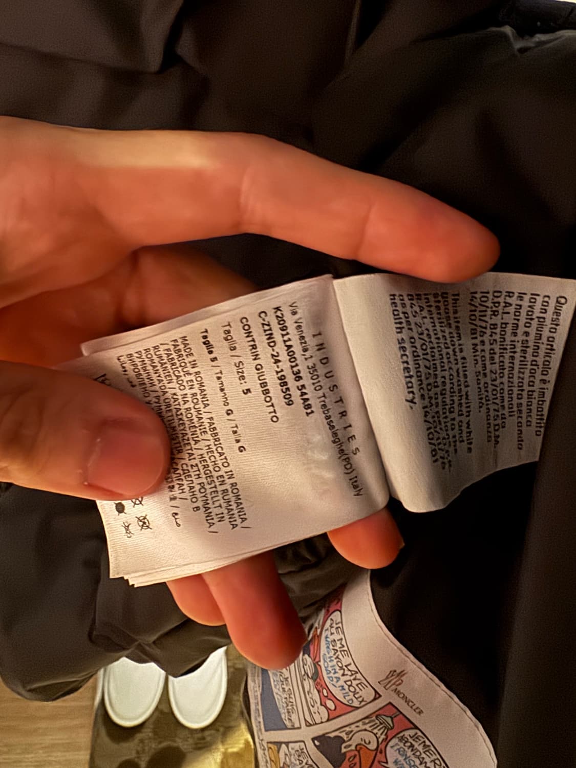 몽클레어 콘트린 블랙 5사이즈 상품이미지6