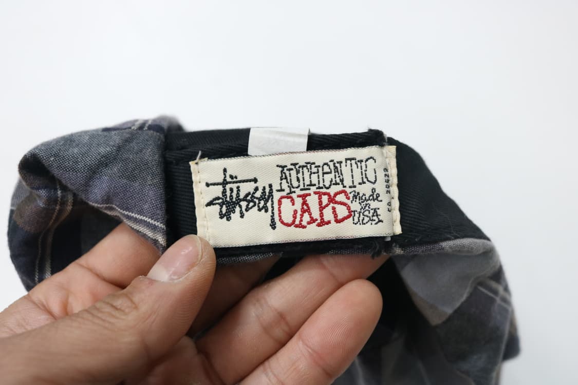 올드 스투시 90s 빈티지 체크 헌팅캡 상품이미지8