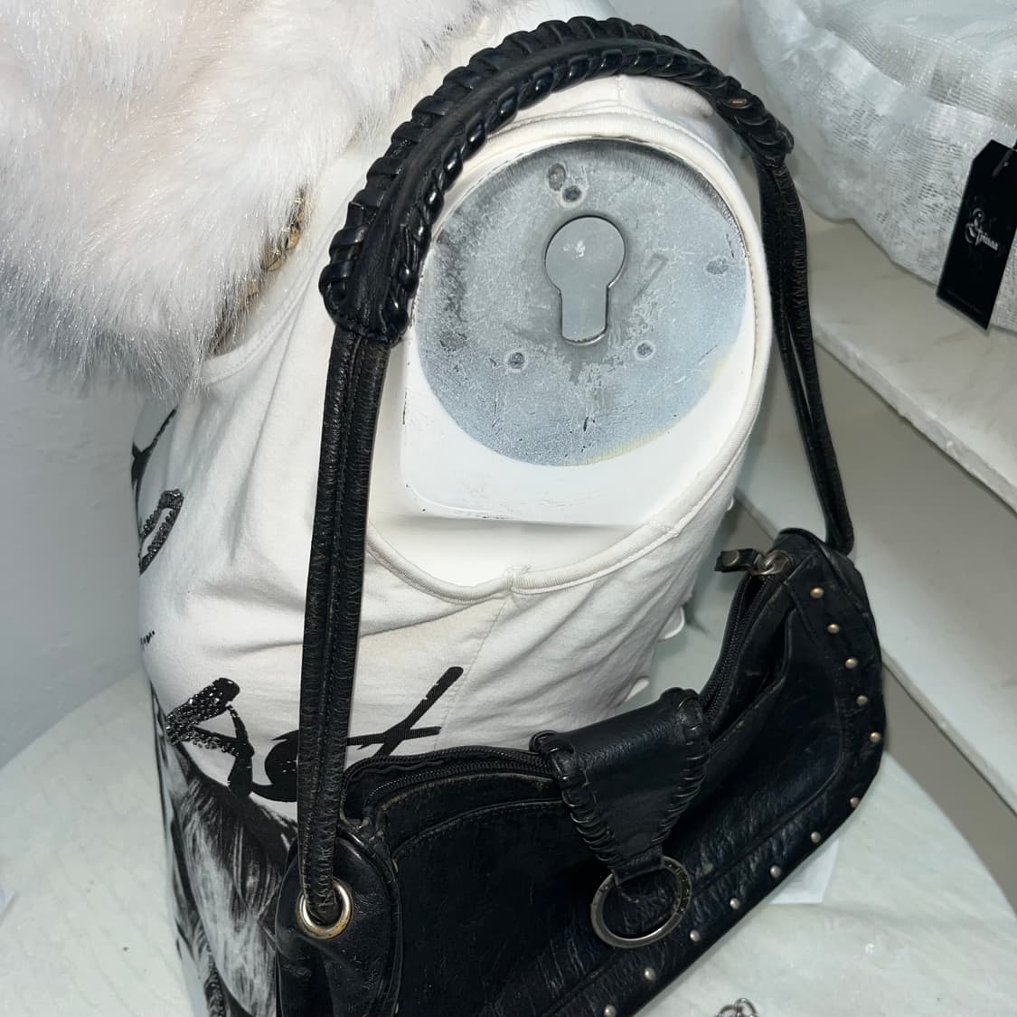 빈티지 에스닉 디테일 숄더백 상품이미지3