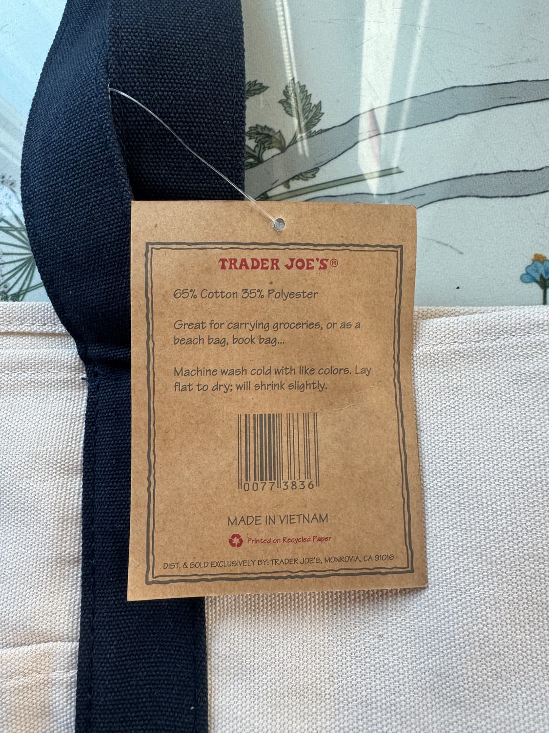 트레이더조 에코백 L 상품이미지5