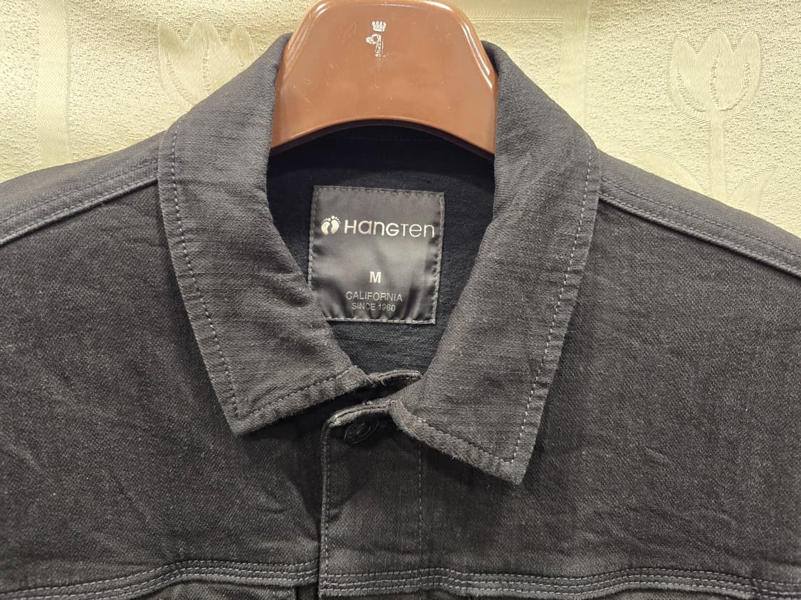 행텐 남성 블랙 데님 자켓 M(95) 상품이미지2