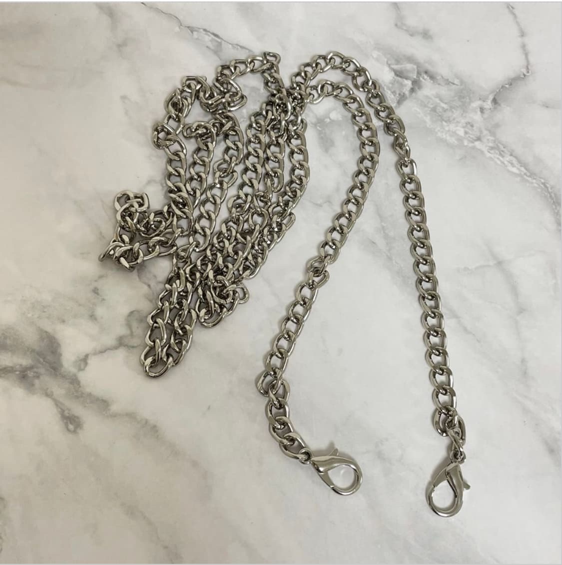 비비안웨스트우드 아카이브 orb 실버 복주머니 동전지갑 체인 크로스백 상품이미지8