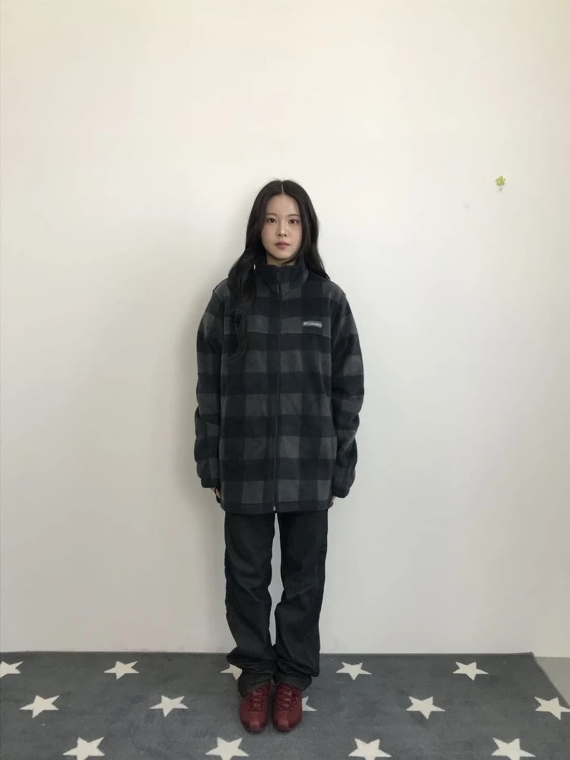 Columbia Check Fleece Zip Jacket 상품이미지1