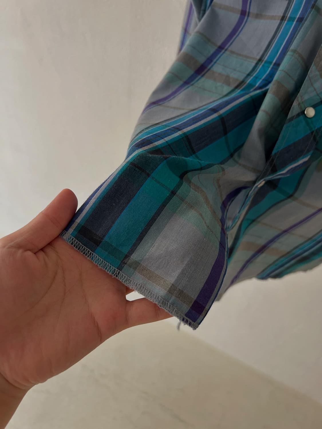 80's vtg Wrangler cowboy-cut  Western sh 상품이미지5
