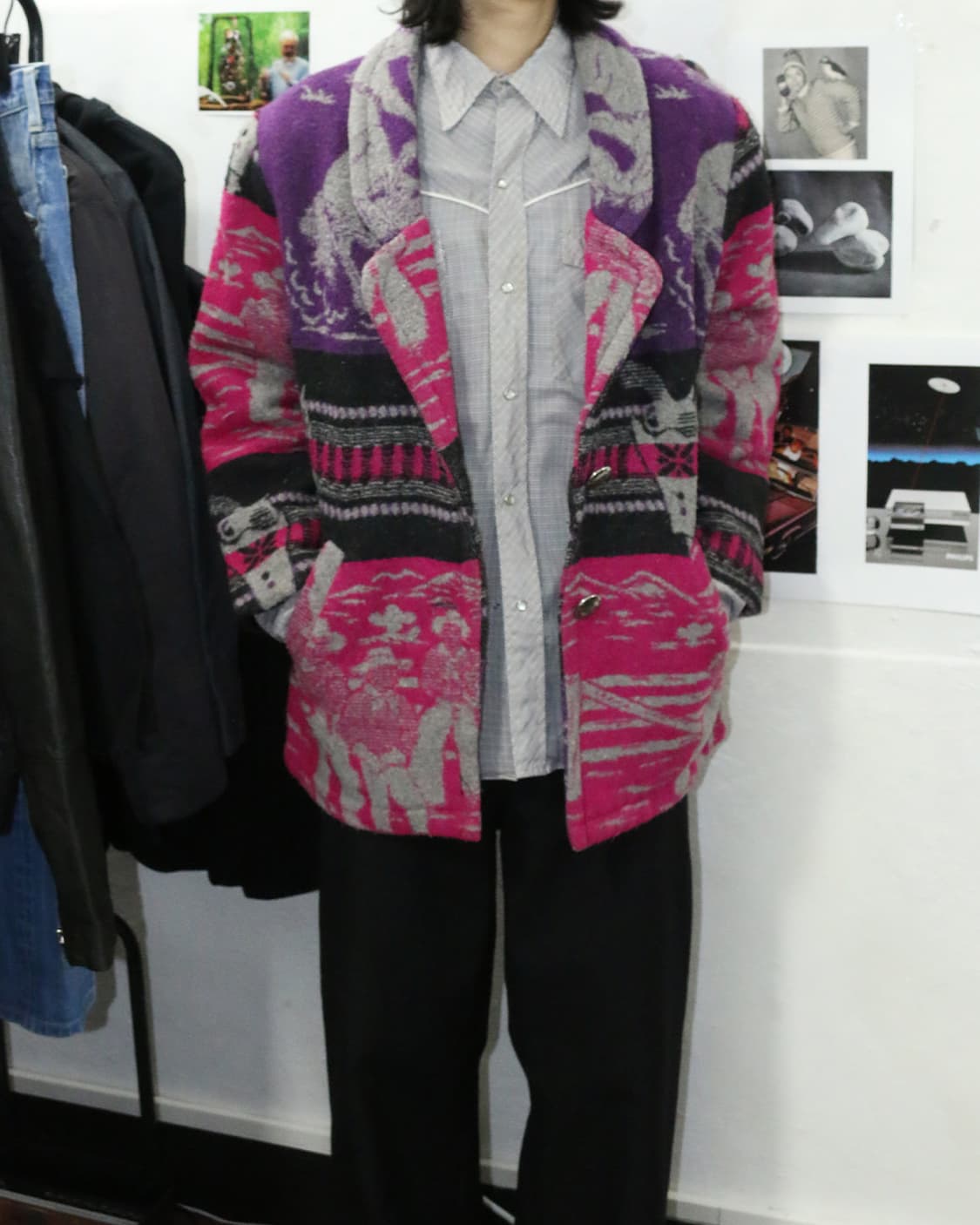 빈티지 에스닉 패턴 자켓 상품이미지3