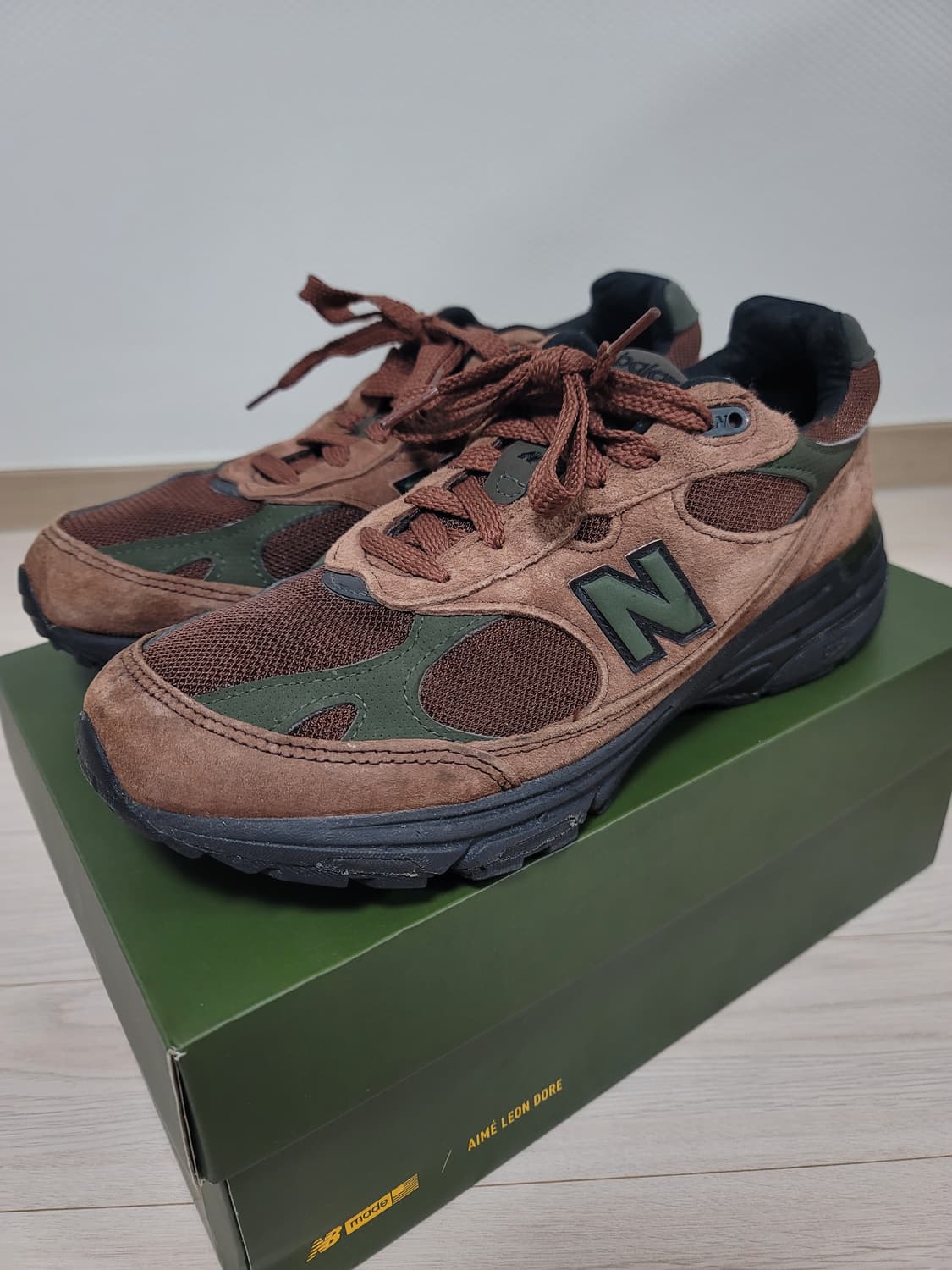 [270] 뉴발란스x에임레온도르 993 브라운 #자운드조프레쉬굿즈kith 상품이미지1