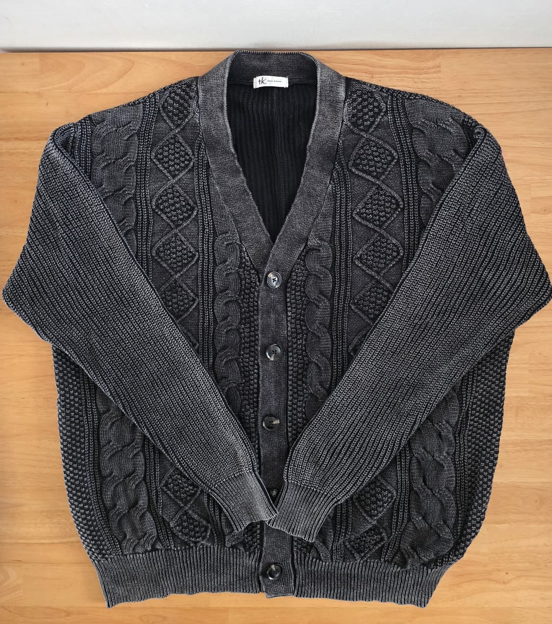 타케오 키쿠치 tk 빈티지 케이블 니트 가디건 상품이미지1