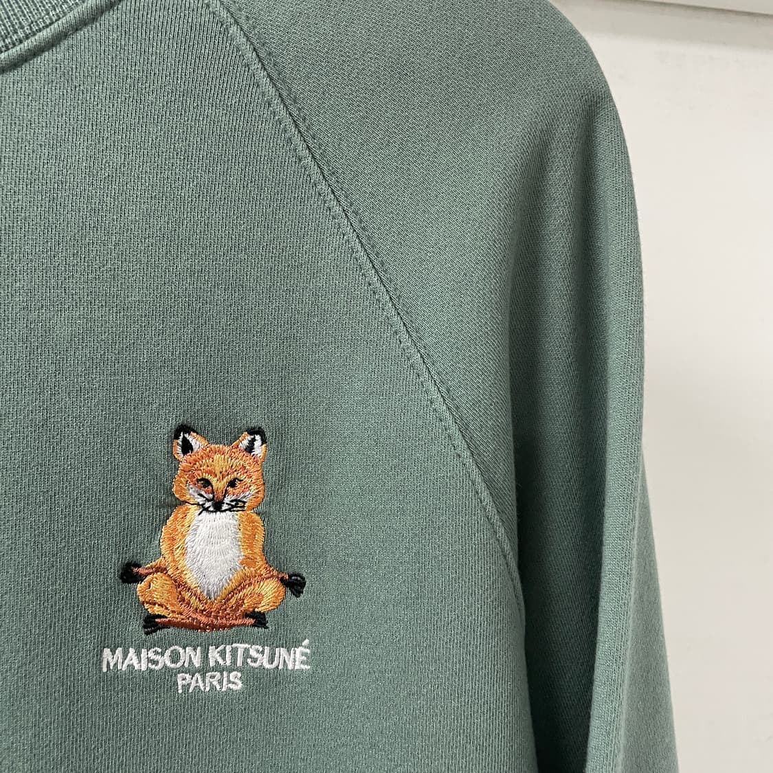 메종키츠네 그린 맨투맨 XL 상품이미지4