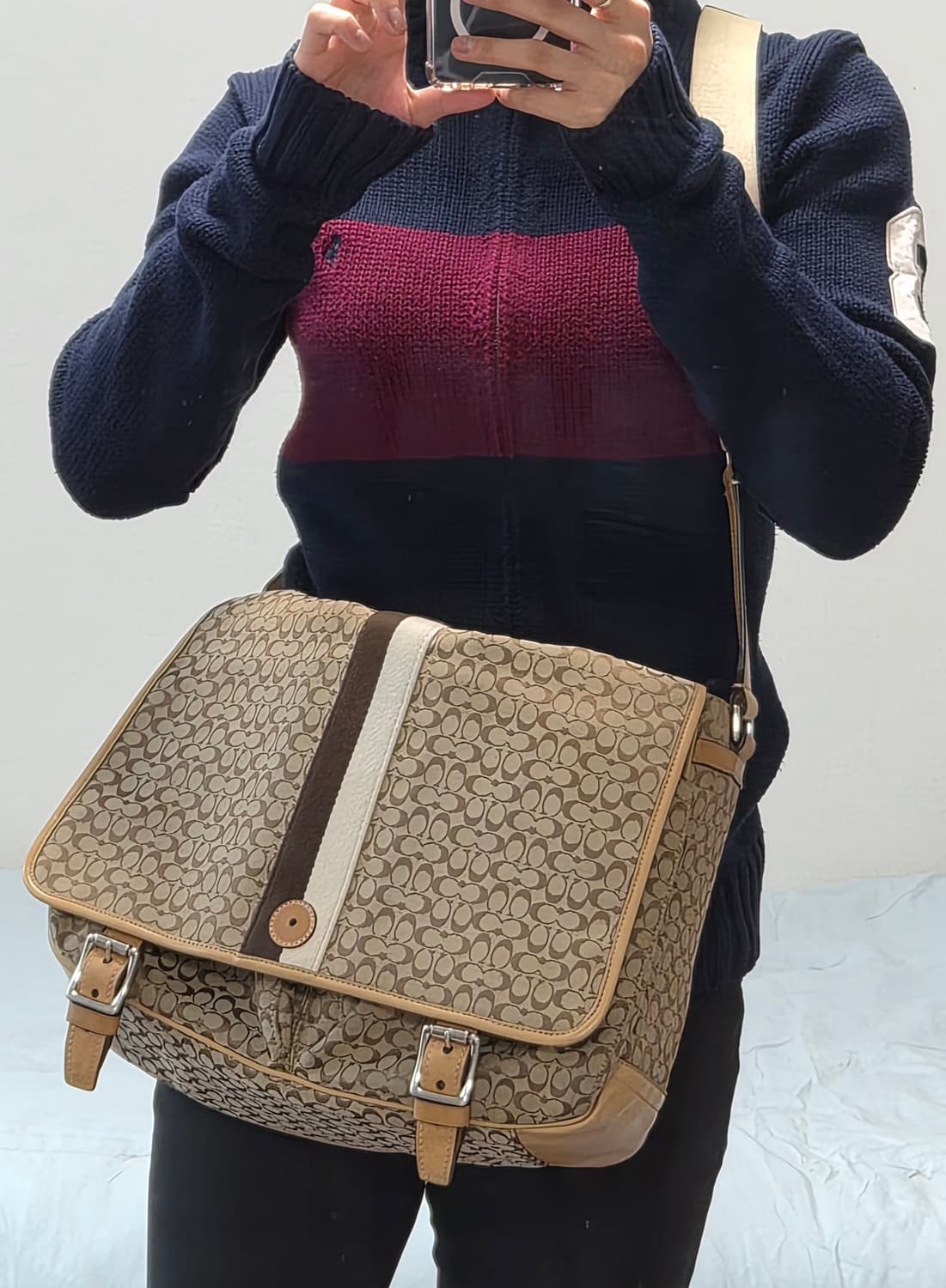 빈티지 코치 크로스백 상품이미지3