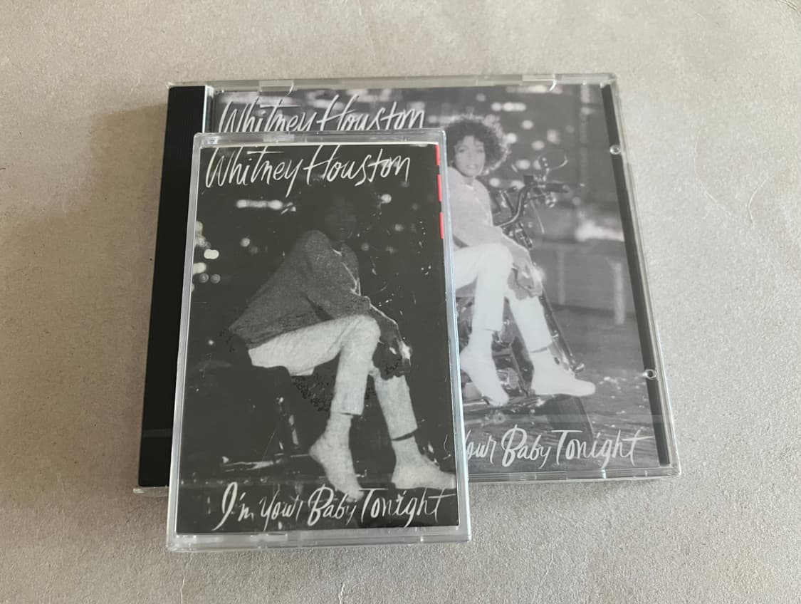 90년대 휘트니휴스턴 3집 라이센스 초판 미개봉 CD + 카세트테이프 팝 상품이미지1