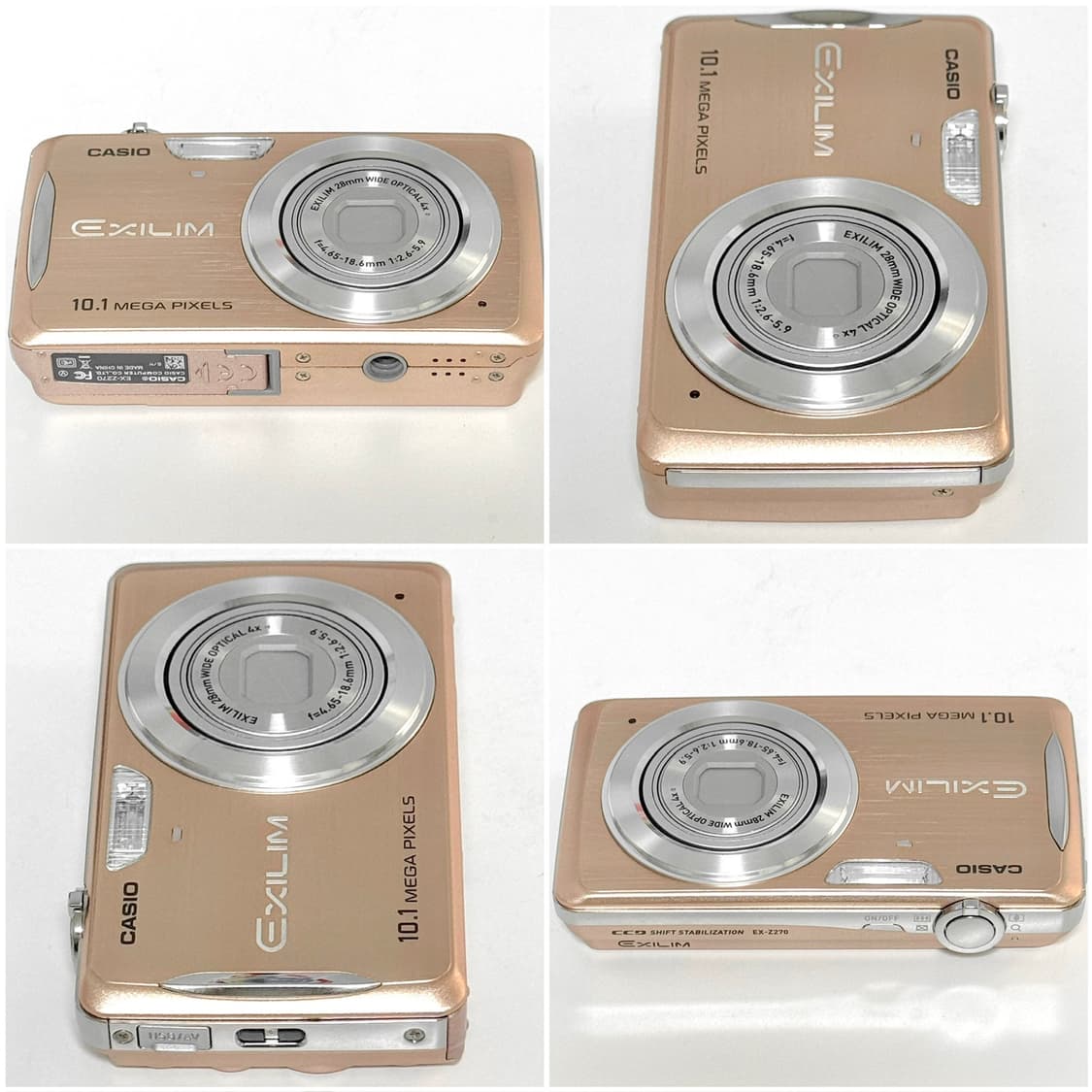 카시오 엑슬림 Z270 로즈골드 빈티지디카 상품이미지6