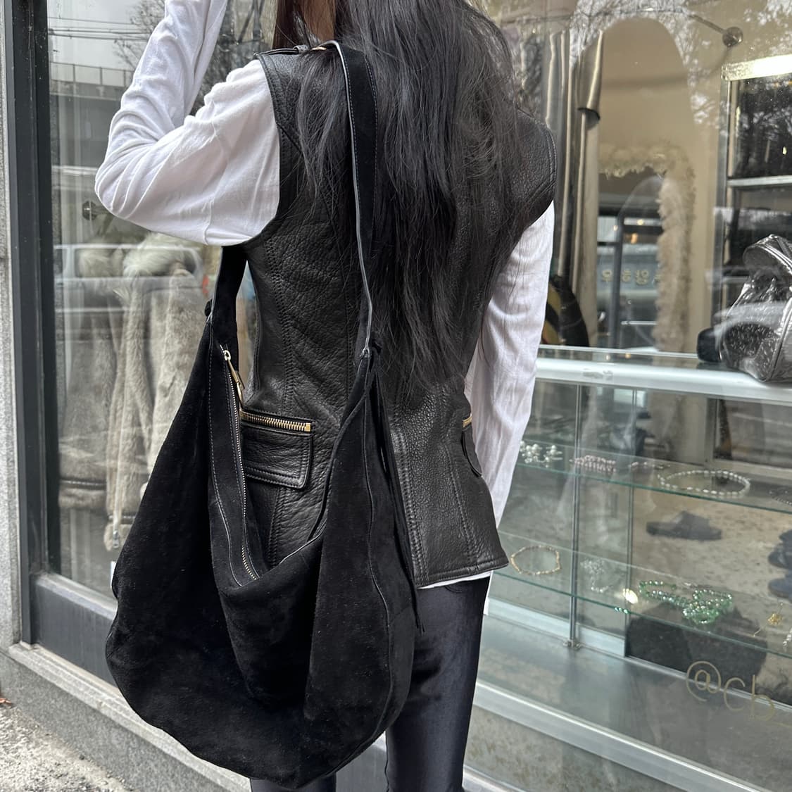 엘리자베스 앤 제임스 스웨이드 새들백 상품이미지7