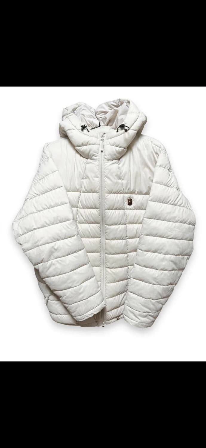 베이프 경량패딩 베이지 상품이미지3