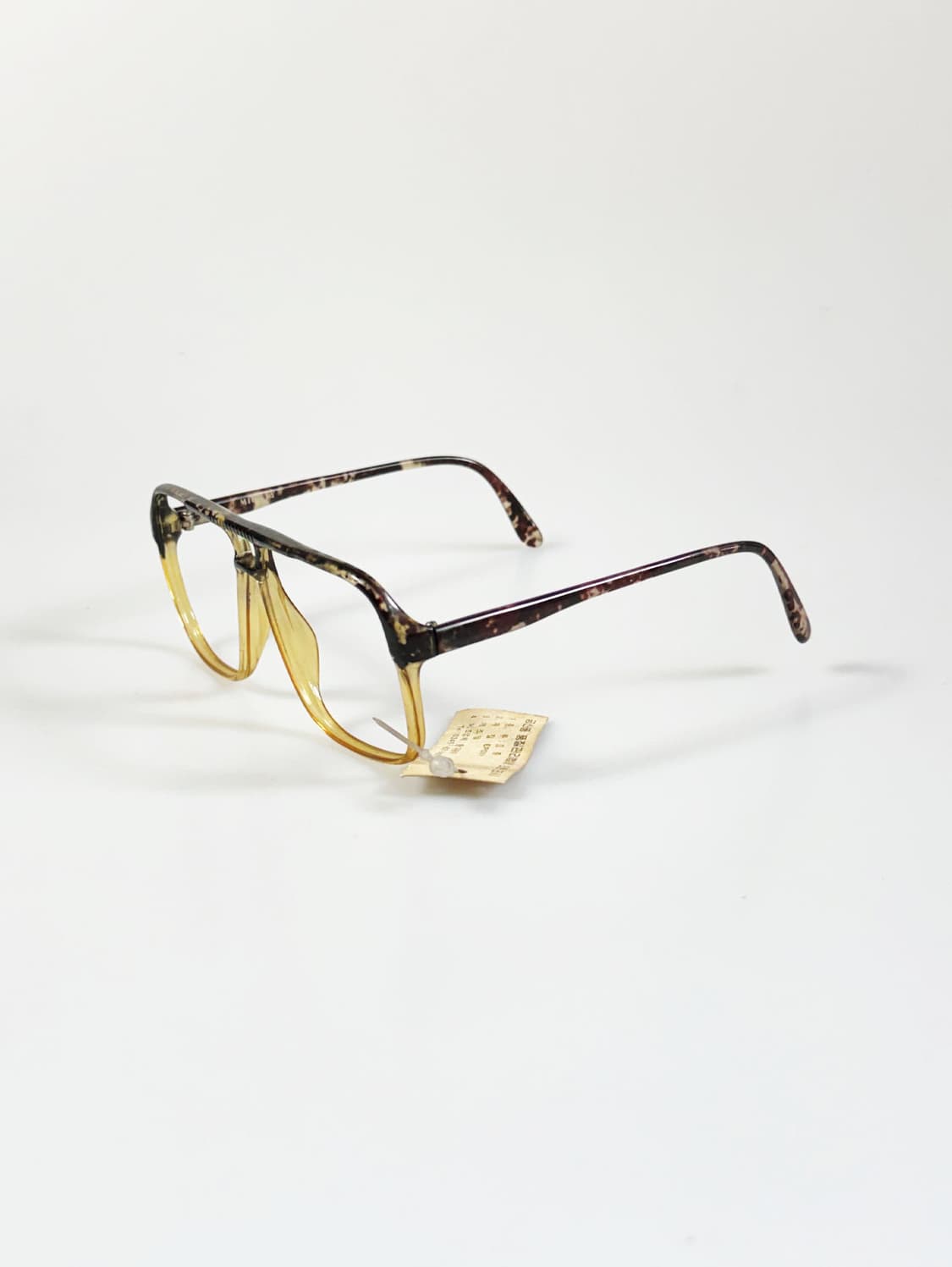 80s MIGHTY 보잉 스퀘어 프레임 빈티지 안경 상품이미지3