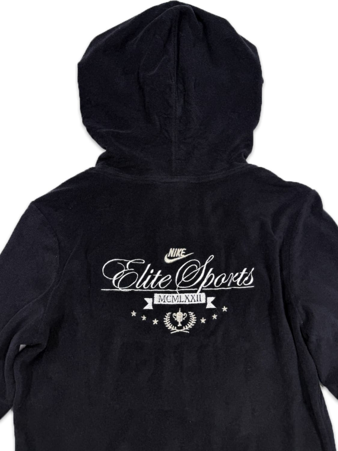 빈티지 NIKE 다크네이비 자수 로고 후드집업 상품이미지5