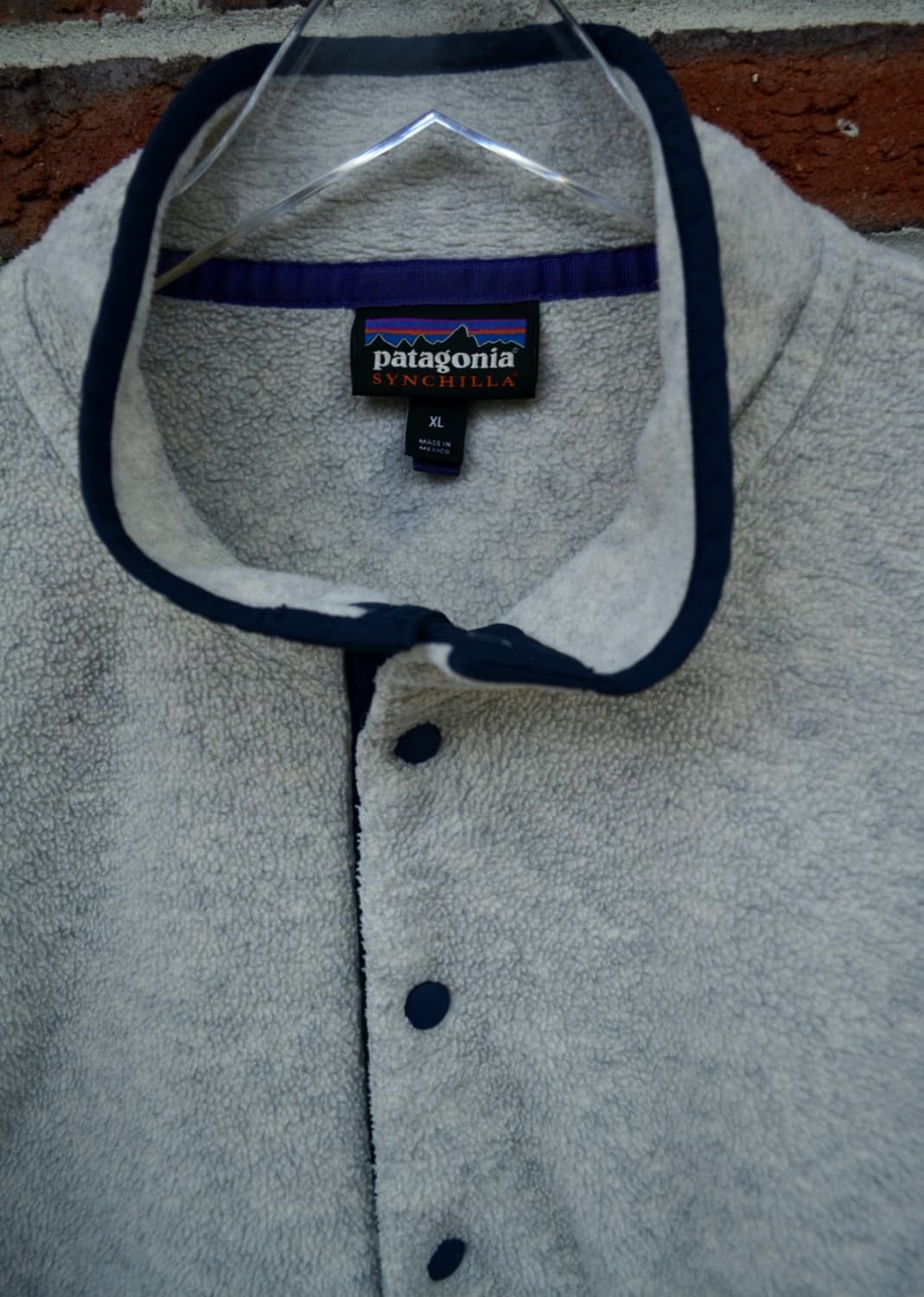 10s 파타고니아 신칠라 스냅-T 그레이/네이비 상품이미지3