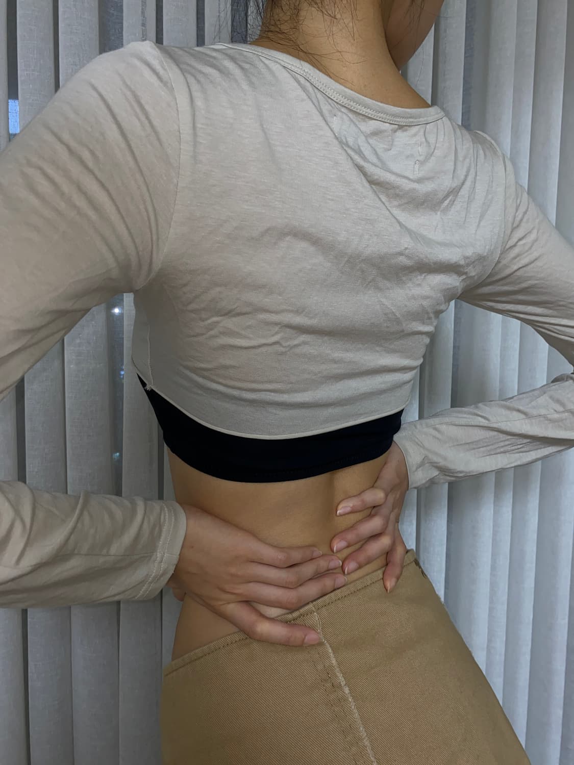스컬프터 마이크로 크롭 탑 상품이미지3