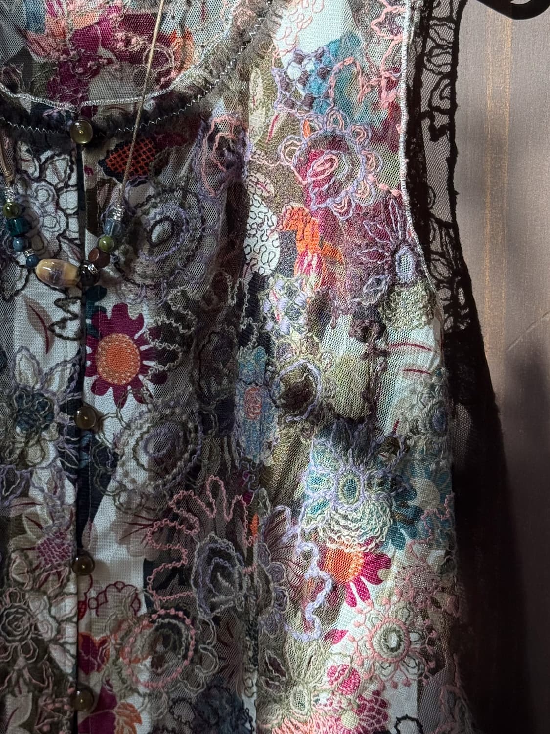 Floral Embroidered Sleeveless 0022 상품이미지7