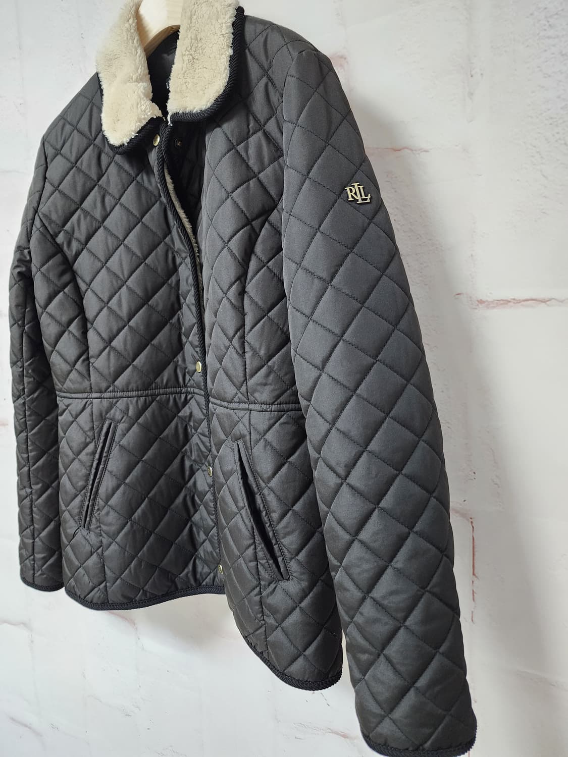 랄프로렌 블랙 퀼팅 자켓 상품이미지2