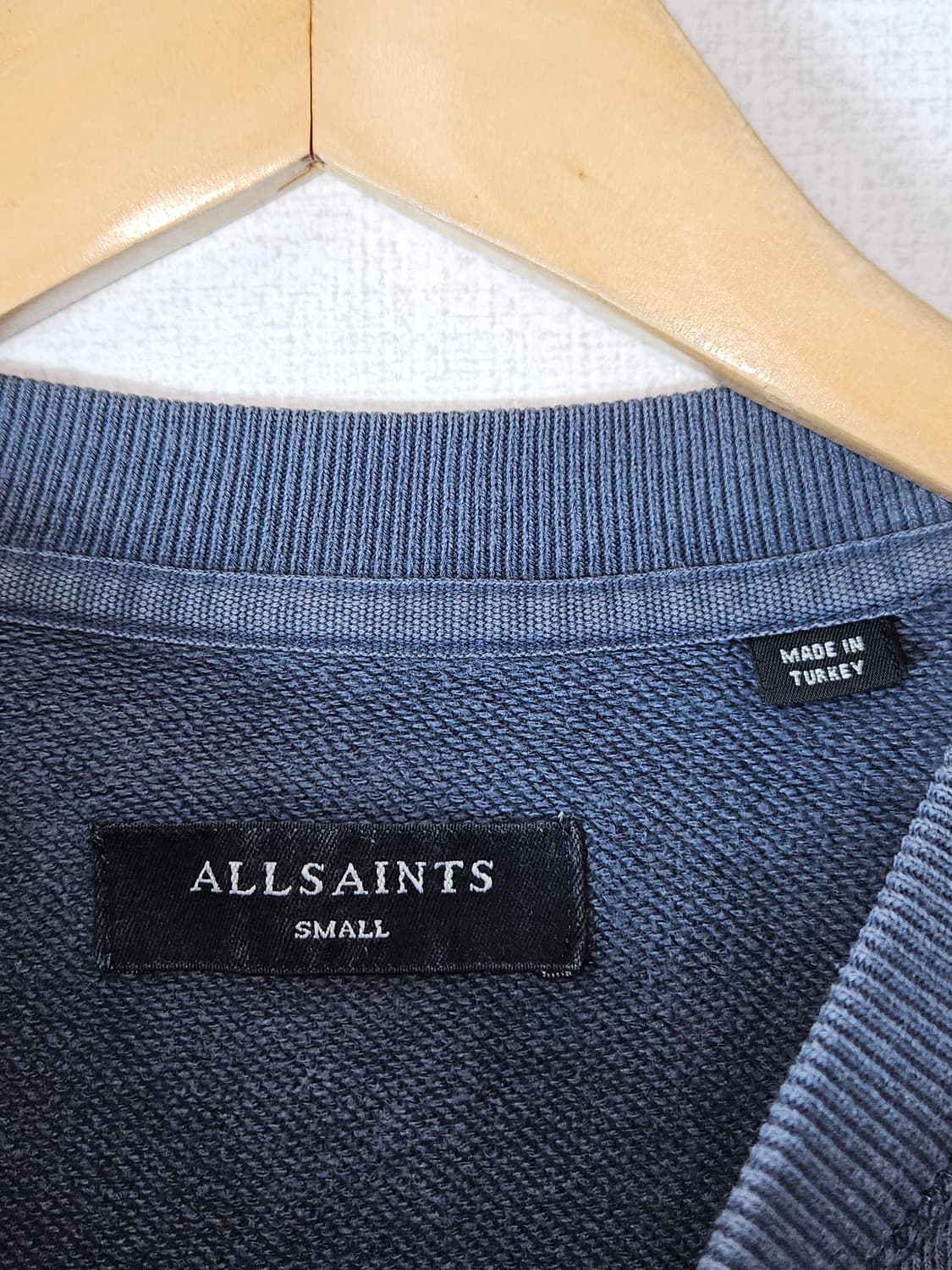 올세인츠 라운드넥 오버핏 맨투맨 테리 S (100-105) 상품이미지3