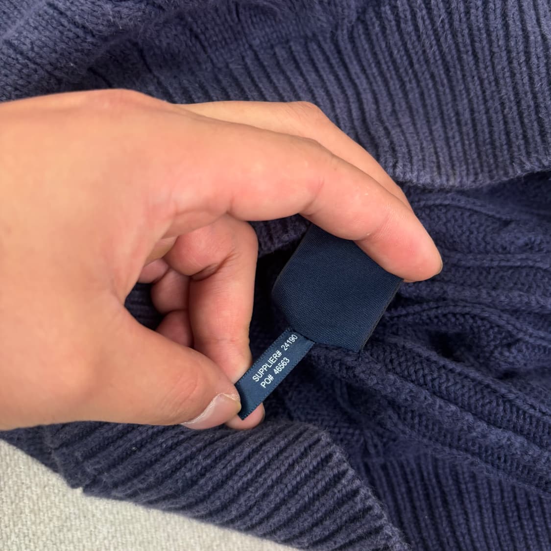 95 폴로랄프로렌 스포츠 꽈배기 가디건 상품이미지3