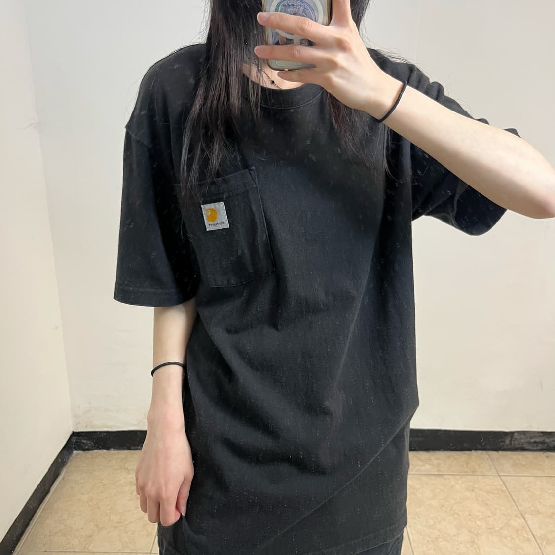 Carhartt black t-shirt 상품이미지3