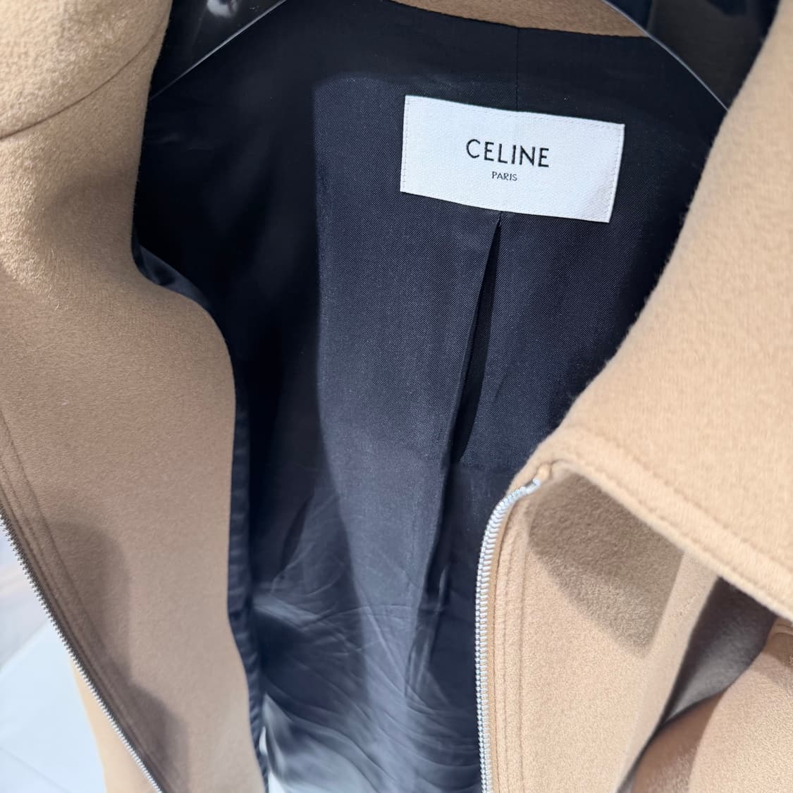 (S/48) / 셀린느 신상 트리오페 자수로고 울 펠트 자켓 카멜 상품이미지6