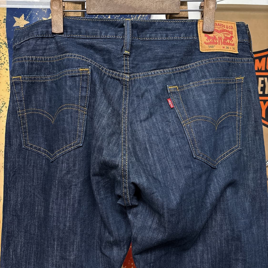 리바이스 569 루즈 스트레이트 라이트코튼 데님팬츠 N996   상품이미지7