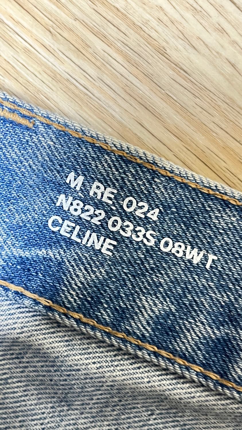 (33)셀린느 웨슬리 디스트로이드 데님 상품이미지5