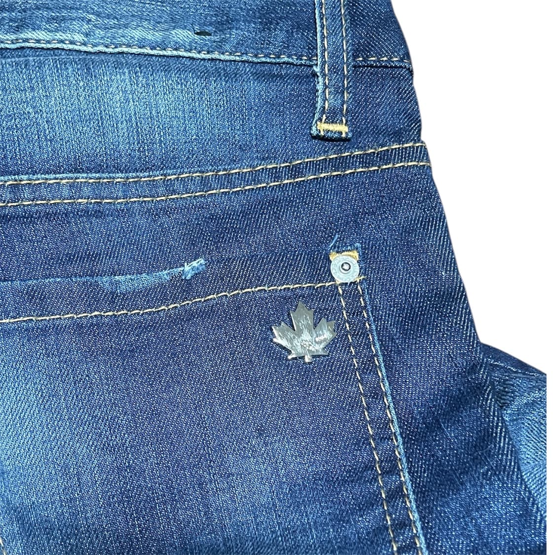 디스퀘어드2 우먼즈 y2k 데미지 지퍼 데님 팬츠 상품이미지3